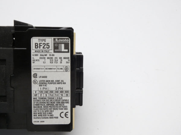 LOVATO BF2510 110/120V 40A NSNP