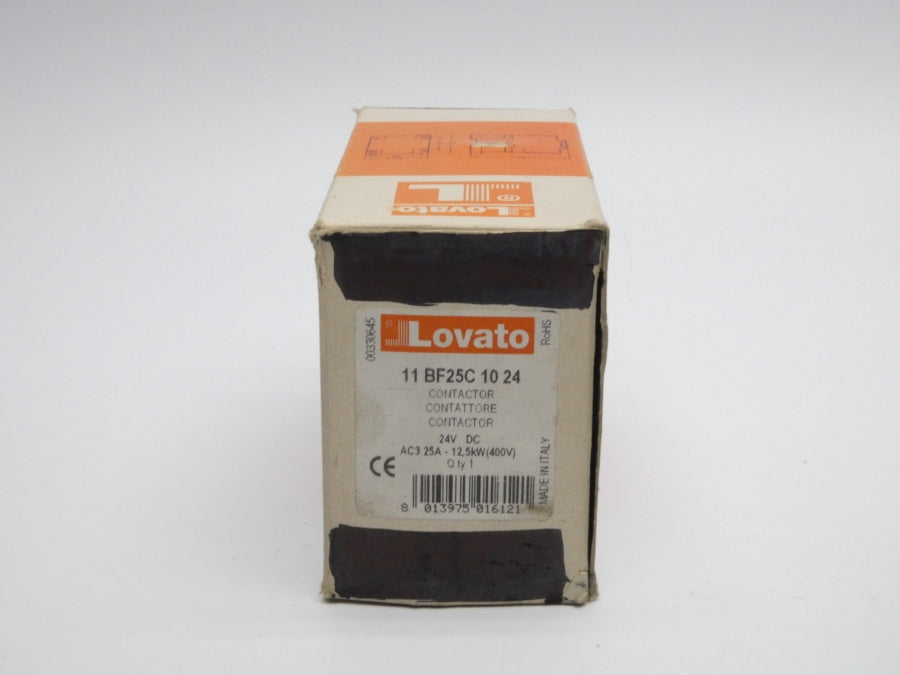 LOVATO 11BF25C1024 24VDC 25A (AS PICTURED) NSMP