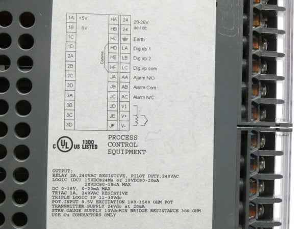 EUROTHERM 2408I/AL/GN/VL/G3/XX/XX/RF/YE/XX/ENG/ 240VAC 2A NSNP