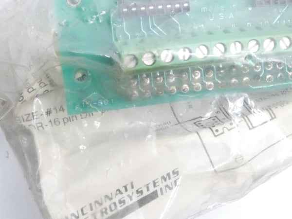 CINCINNATI ELECTROSYSTEMS 815-501 REV. A NSNP
