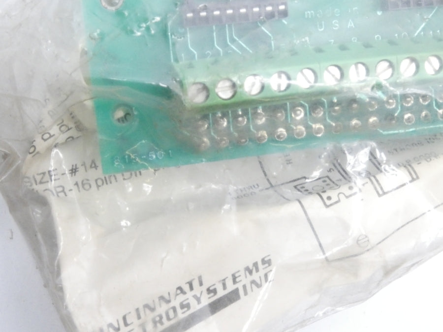CINCINNATI ELECTROSYSTEMS 815-501 REV. A NSNP