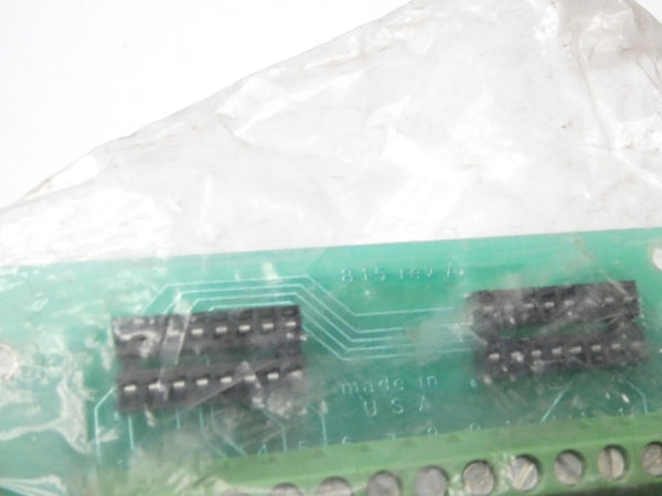 CINCINNATI ELECTROSYSTEMS 815-501 REV. A NSNP