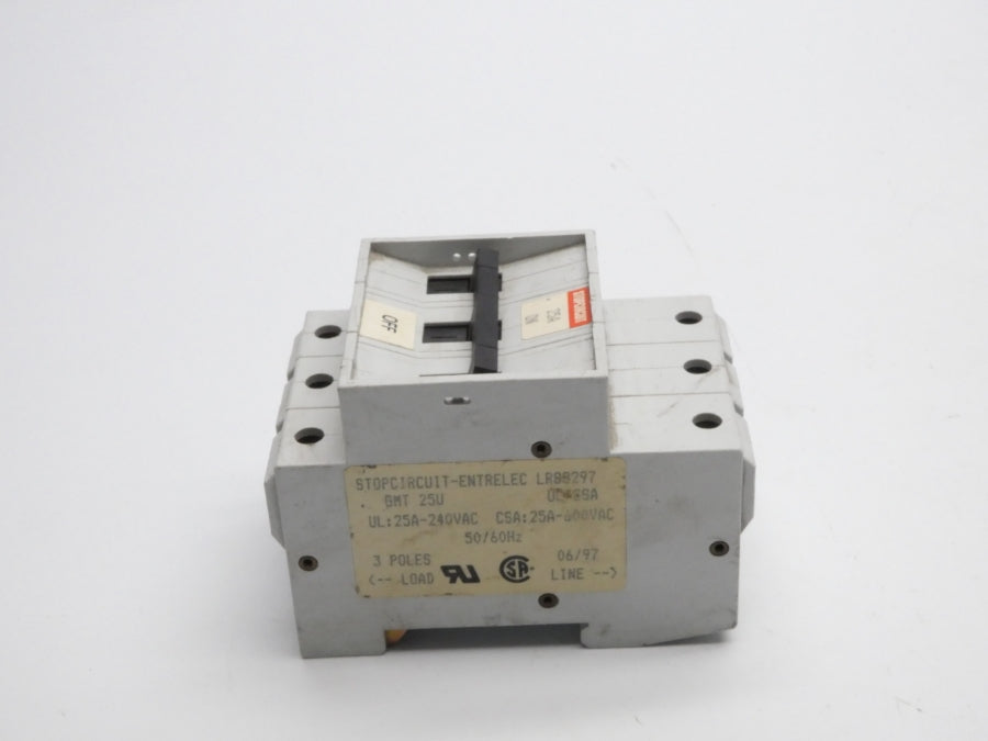STOPCIRCUIT ENTRELEC GMT25U 600VAC 25A UNMP