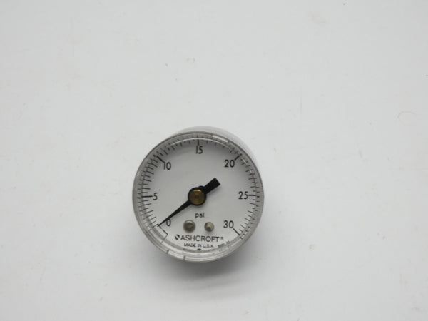 ASHCROFT 15W1005SH01B-30# 0/30PSI NSMP