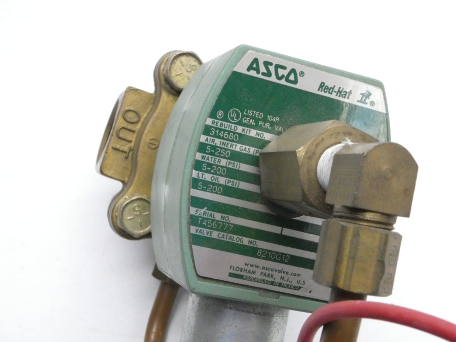ASCO 8210G12 110/120V 5-250PSI 1/2" UNMP