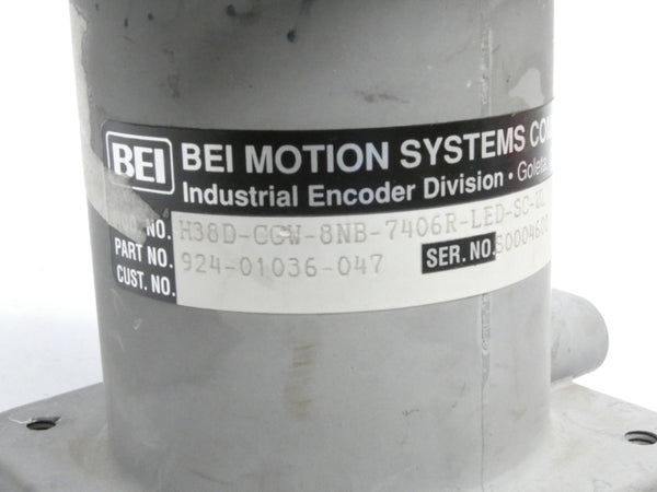 BEI H38D-CGW-8NB-7406R-LED-SC-UL 924-01036-047 5VDC NSNP