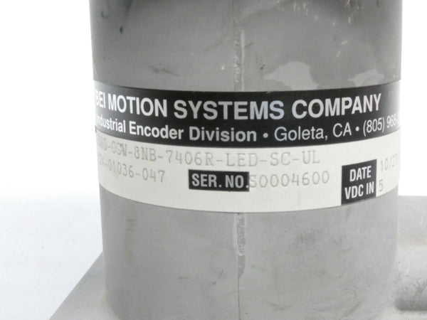 BEI H38D-CGW-8NB-7406R-LED-SC-UL 924-01036-047 5VDC NSNP