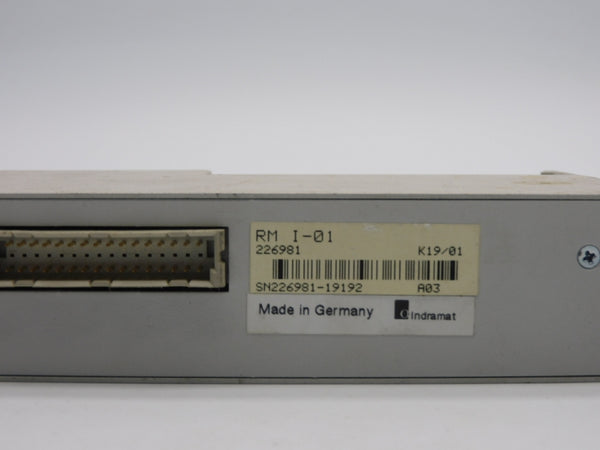 INDRAMAT RMI-01 226981 24VDC UNMP
