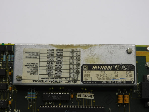 SQUARE D 8010SFI510 SER. A1 REV. 2.01 UNMP