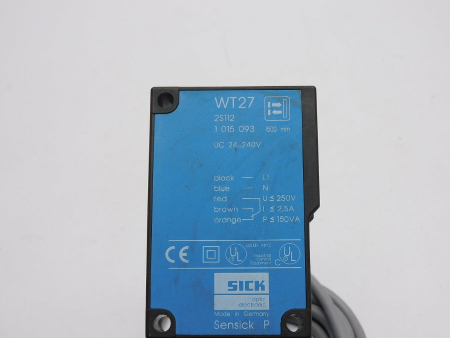 SICK WT27-2S112 1015093 24-240V 2.5A NSNP