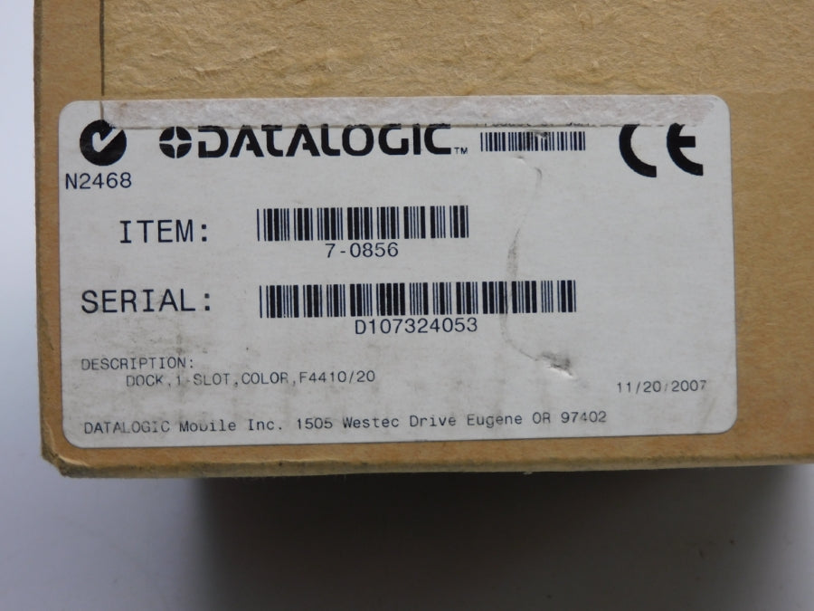 DATALOGIC F4410/20 7-0856 12VDC 2.5A NSMP