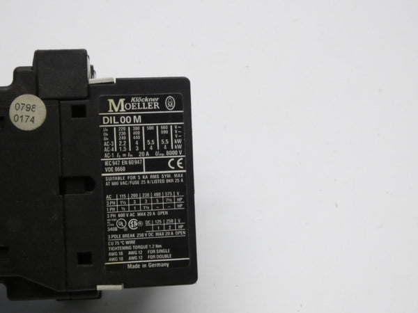KLOCKNER MOELLER DIL00M 24V 20A NSNP