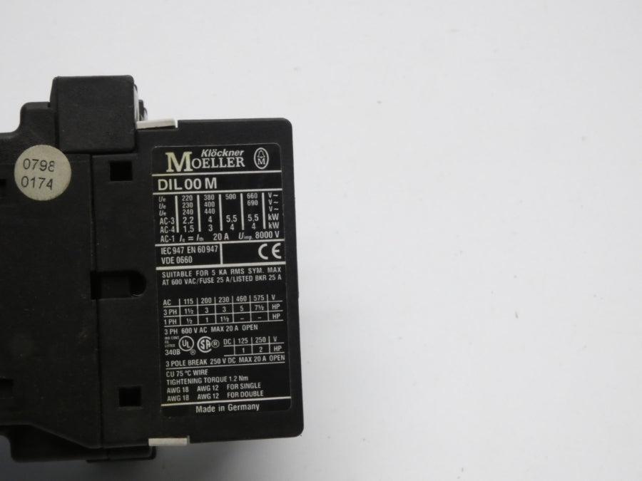 KLOCKNER MOELLER DIL00M 24V 20A NSNP