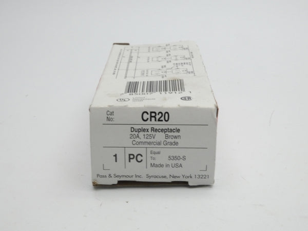 PASS&SEYMOUR LEGRAND CR20 125V 20A NSMP