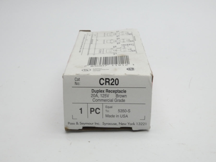 PASS&SEYMOUR LEGRAND CR20 125V 20A NSMP