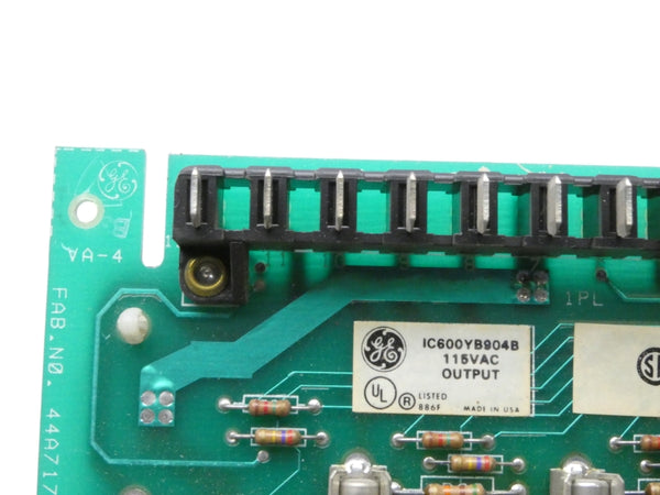 GENERAL ELECTRIC IC600YB904B 115VAC UNMP