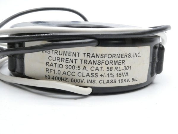 INSTRUMENT TRANSFORMERS 58RL-301 600V 5A NSNP