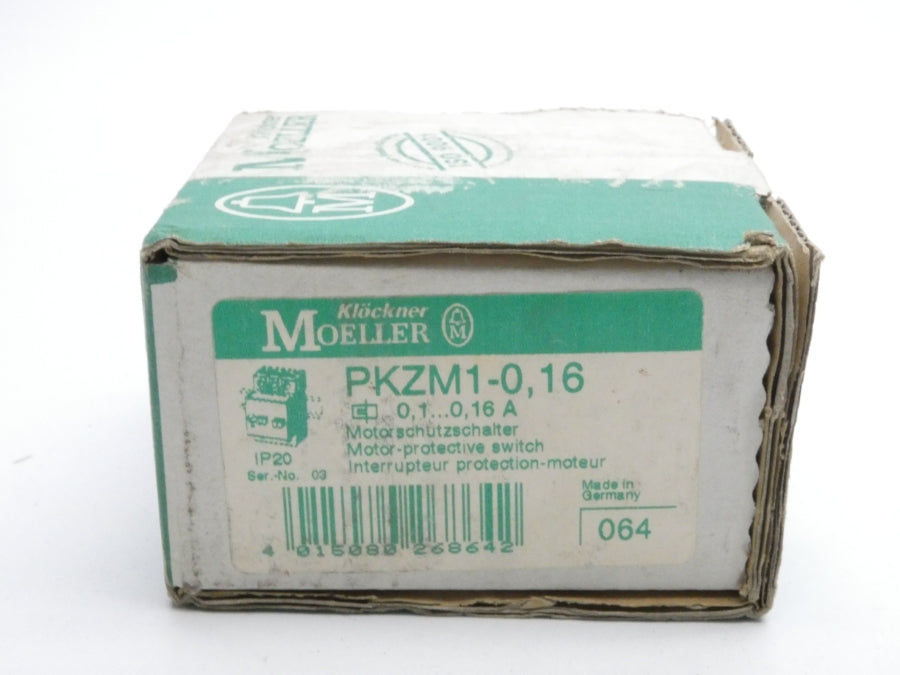 KLOCKNER MOELLER PKZM1-0.16 SER. 03 690V 0.1-0.16A NSMP