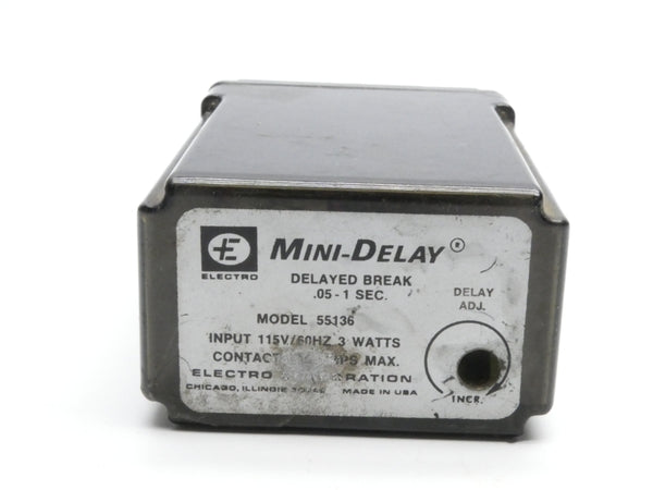 ELECTRO 55136 115V .05-1S (AS IS) UNMP