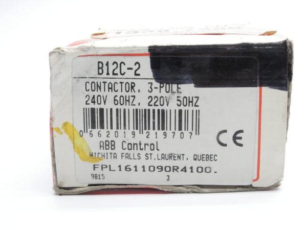 ABB FPL1611090R4100 B12C-2 220/240V 28A NSMP