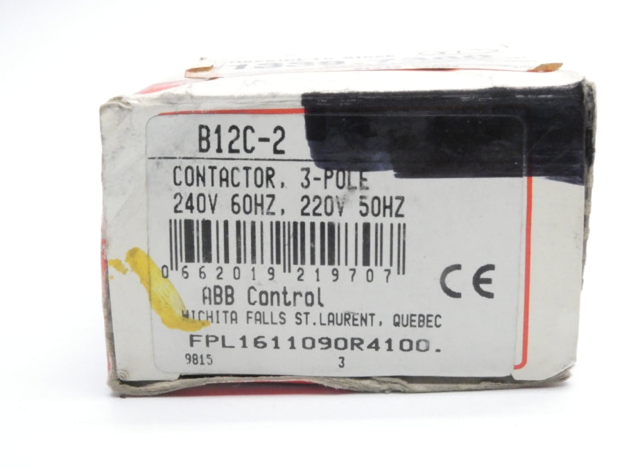 ABB FPL1611090R4100 B12C-2 220/240V 28A NSMP