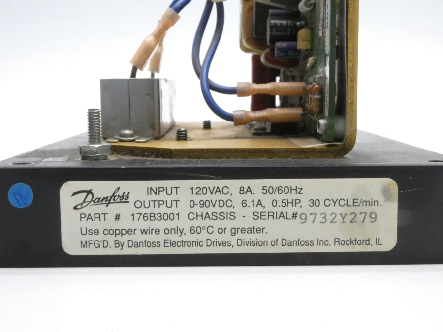 DANFOSS 176B3001 120VAC 8A UNMP