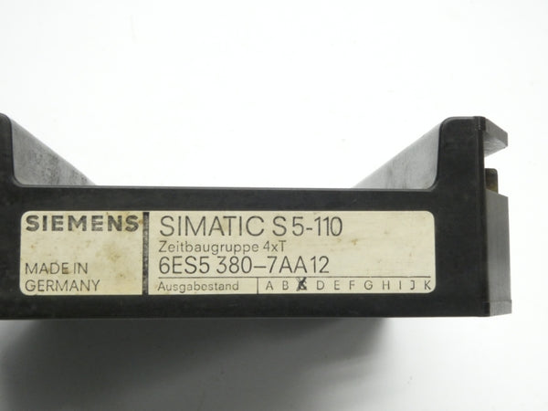 SIEMENS 6ES5380-7AA12 UNMP