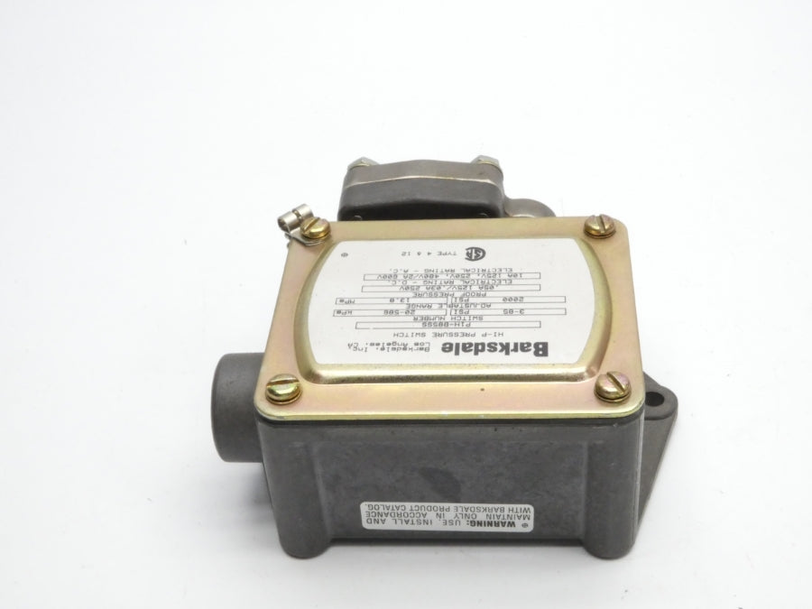 BARKSDALE P1H-B85SS 600V 10A 3-85PSI NSNP