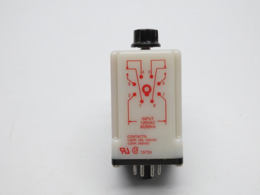 DAYTON 5X828E 120VAC 10A .1-10S NSMP