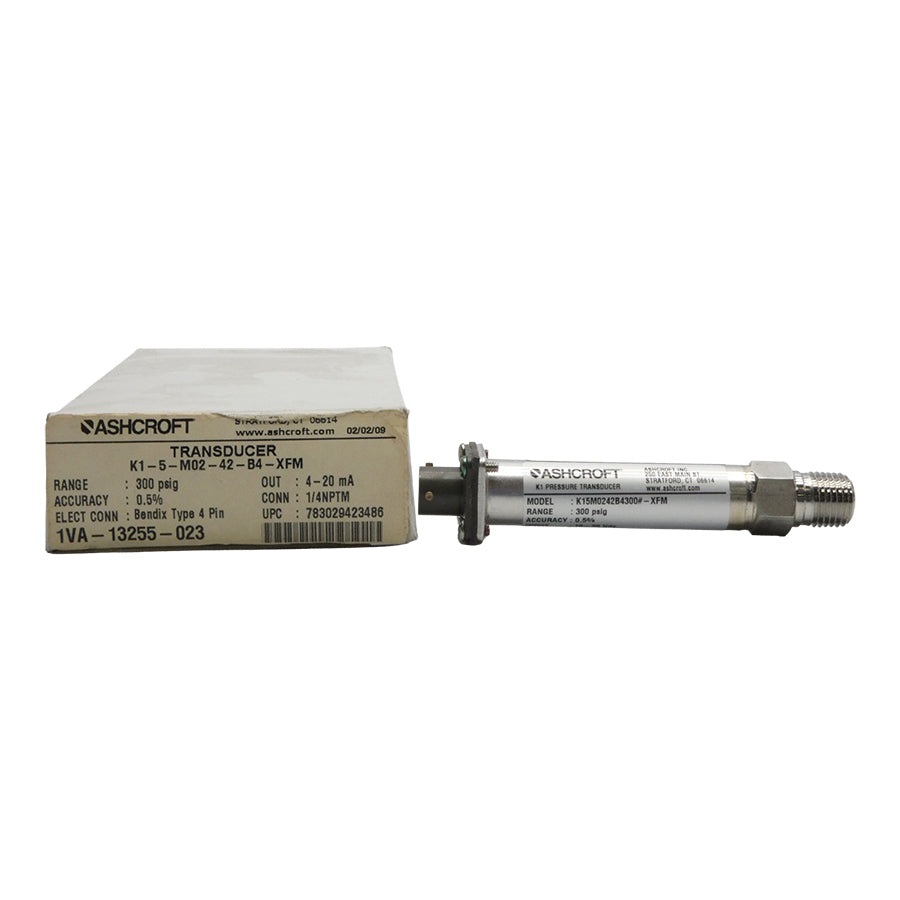 ASHCROFT K1-5-M02-42-B4-XFM 10-30VDC 300PSI NSMP