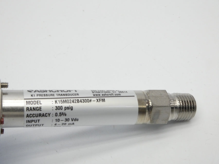 ASHCROFT K1-5-M02-42-B4-XFM 10-30VDC 300PSI NSMP