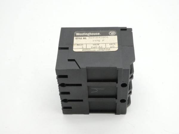 WESTINGHOUSE 5686D42G06 240VAC 20A NSNP