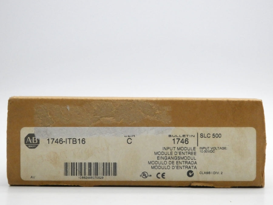 ALLEN BRADLEY 1746-ITB16 SER. C 10-30VDC NSFS