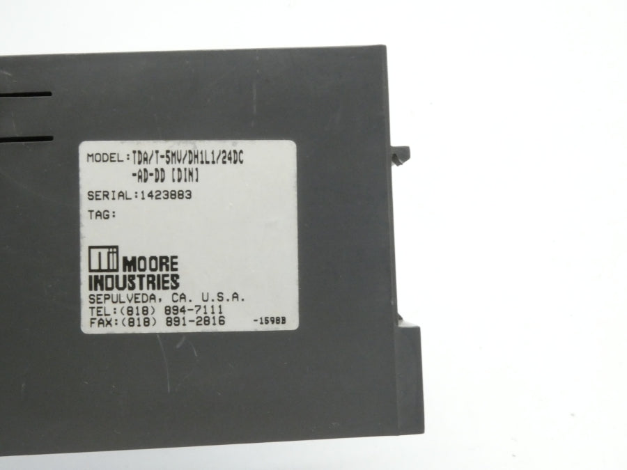 MOORE INDUSTRIES TDA/T-5MV/DH1L1/24DV-AD-DD[DIN] UNMP