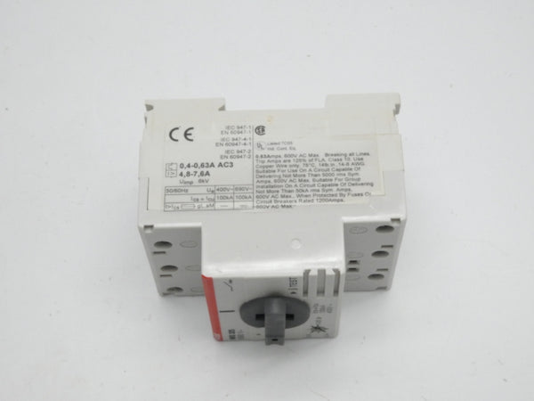 ABB 1SAM150001R0004 MS325-0.63+HK 690V 0.4-0.63A NSMP