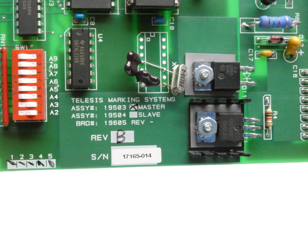 TELESIS MARKING SYSTEMS 19503 REV. B UNMP