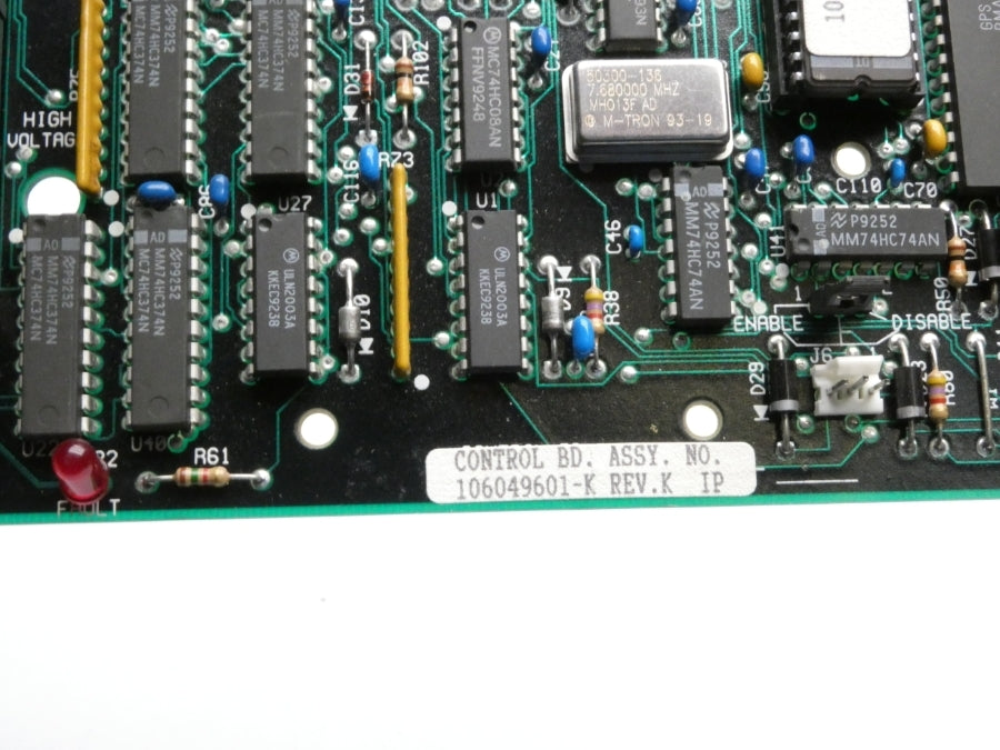 CONTROL BOARD 106049601-K REV. K UNMP