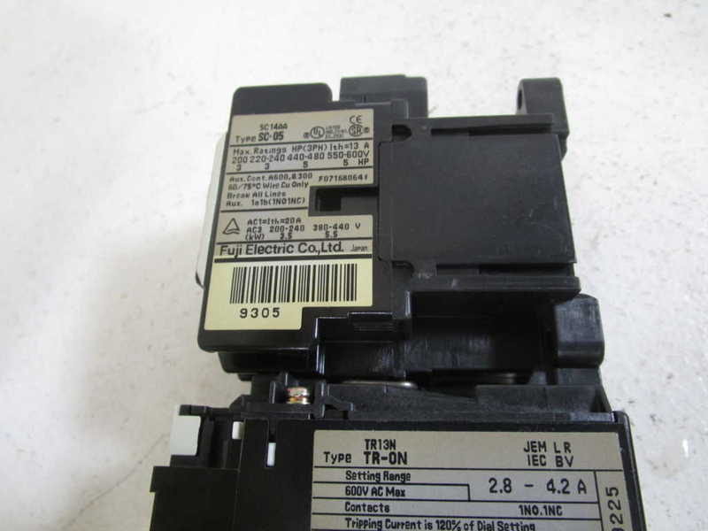 FUJI ELECTRIC 2.8-4.2A MAGNETIC SWITCH SW-05  NSMP