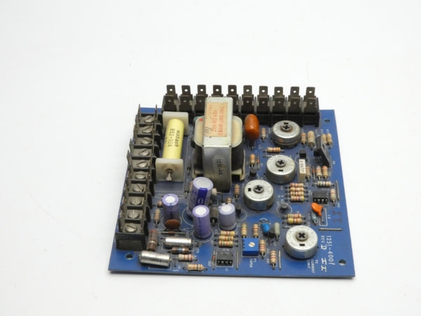 CONTROL BOARD 1251-4001 REV. D UNMP