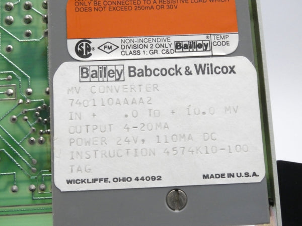 BAILEY 740110AAAA2 24V UNMP
