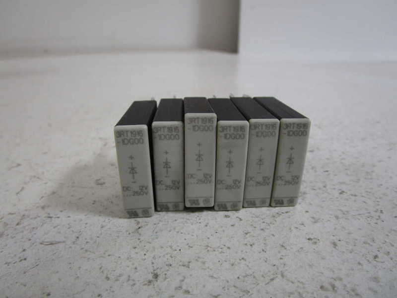 LOT OF 6 SIEMENS 3RT1916-1DG00 UNMP