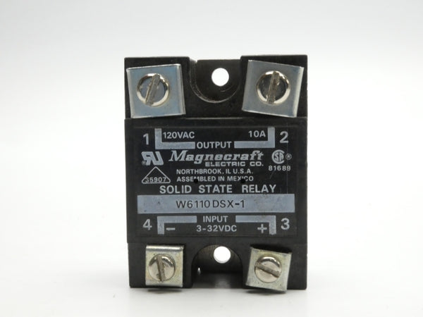MAGNECRAFT W6110DSX-1 120VAC 10A UNMP