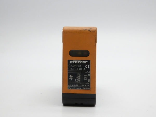 IFM EFECTOR OAT-FKOA OA0118 20-250VAC/DC UNMP
