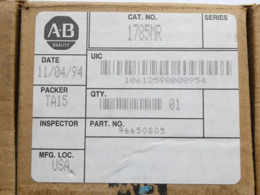 ALLEN BRADLEY 1785-MR NSMP