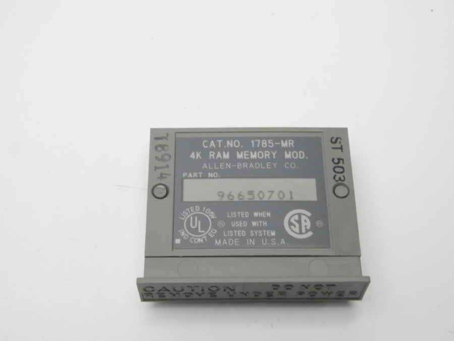 ALLEN BRADLEY 1785-MR (BR/YL) NSMP
