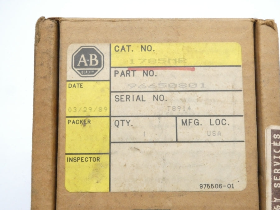 ALLEN BRADLEY 1785-MR (BR/YL) NSMP