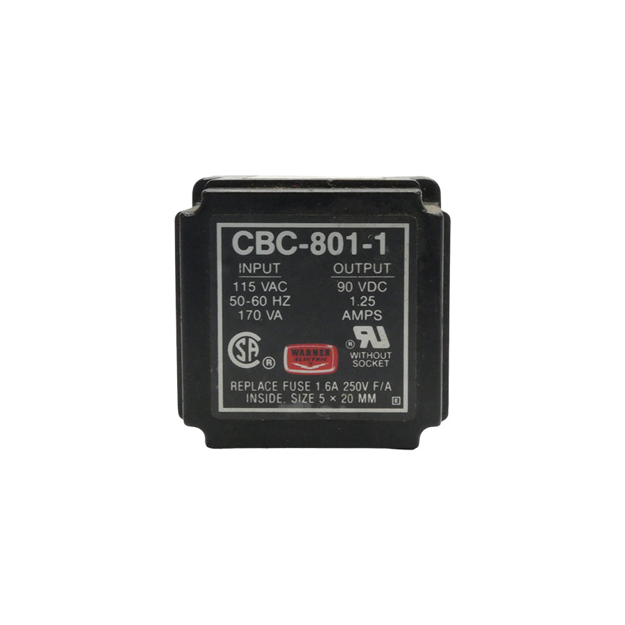 WARNER ELECTRIC CBC-801-1 115VAC 1.25A UNMP