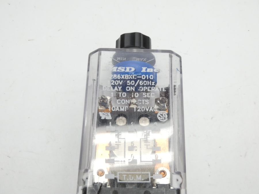 MSD INC. 286XBXC-010 120V 10A 1-10S UNMP
