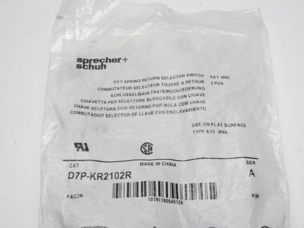 SPRECHER+SCHUH D7P-KR2102R SER. A NSMP