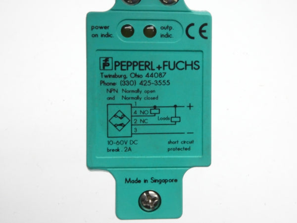 PEPPERL+FUCHS NJ20+U4+A 015767 10-60VDC 2A (AS IS) NSMP